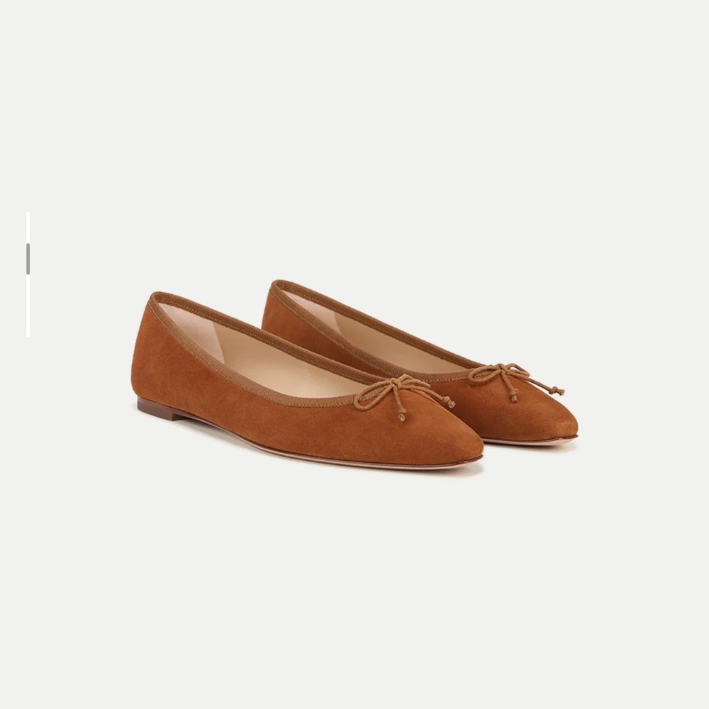Veronica Beard Catherine Suede Ballet Flat